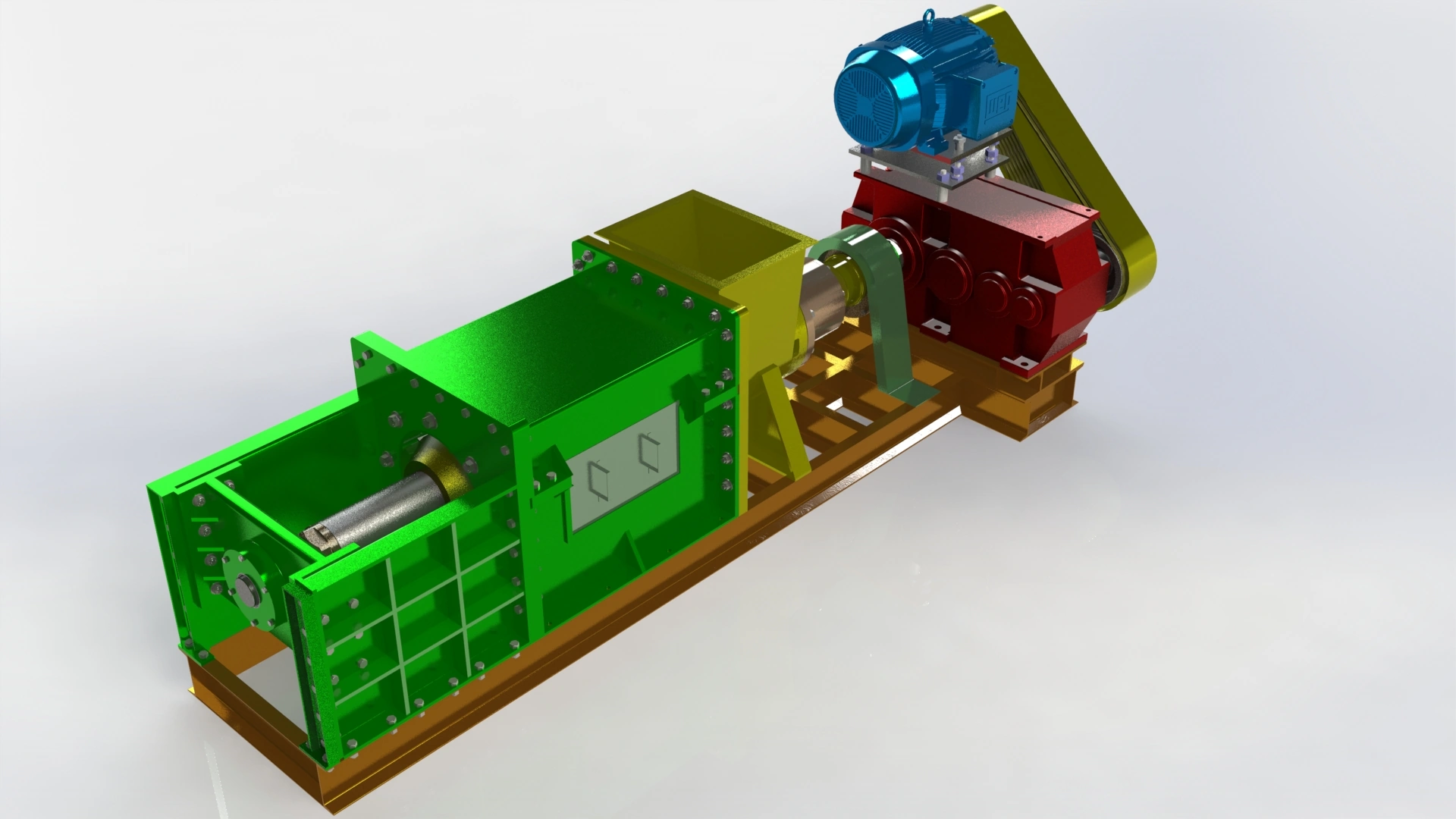 Prensa de Raquis Inal RENDER